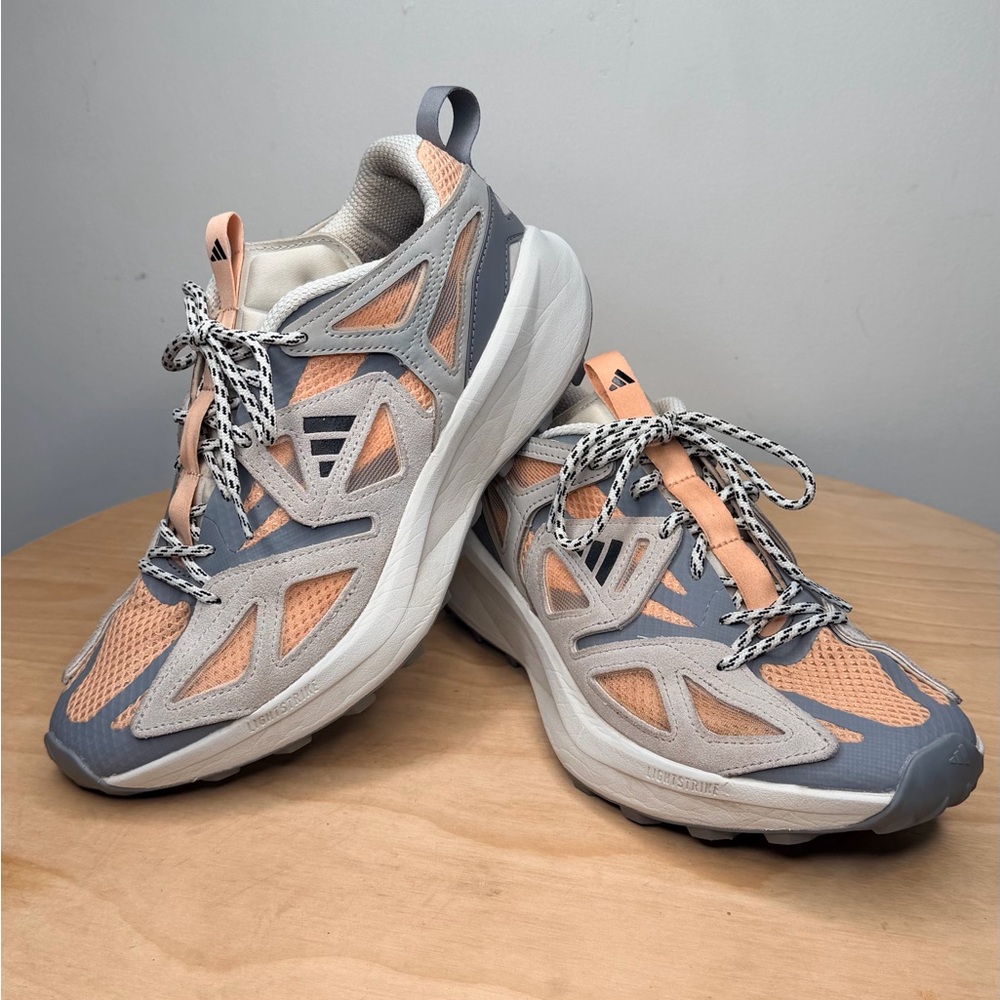 Adidas Womens Kantai Trail 'Powder Coral Orbit Grey' Size 9.5